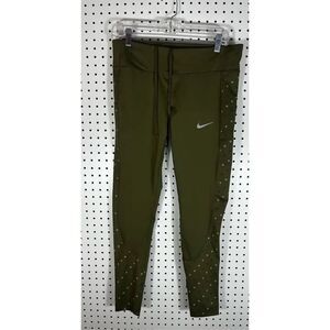 Nike dri fit power racer flash polka dot leggings size L